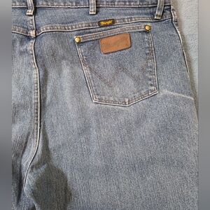 Wrangler Jeans Men's 44x32 Cowboy Cut Comfort Regular Fit 47MACMS Blue